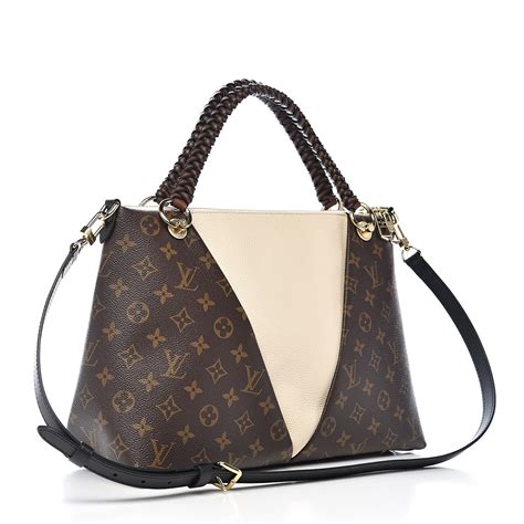 lv braided handle bag|monogram braided v tote.